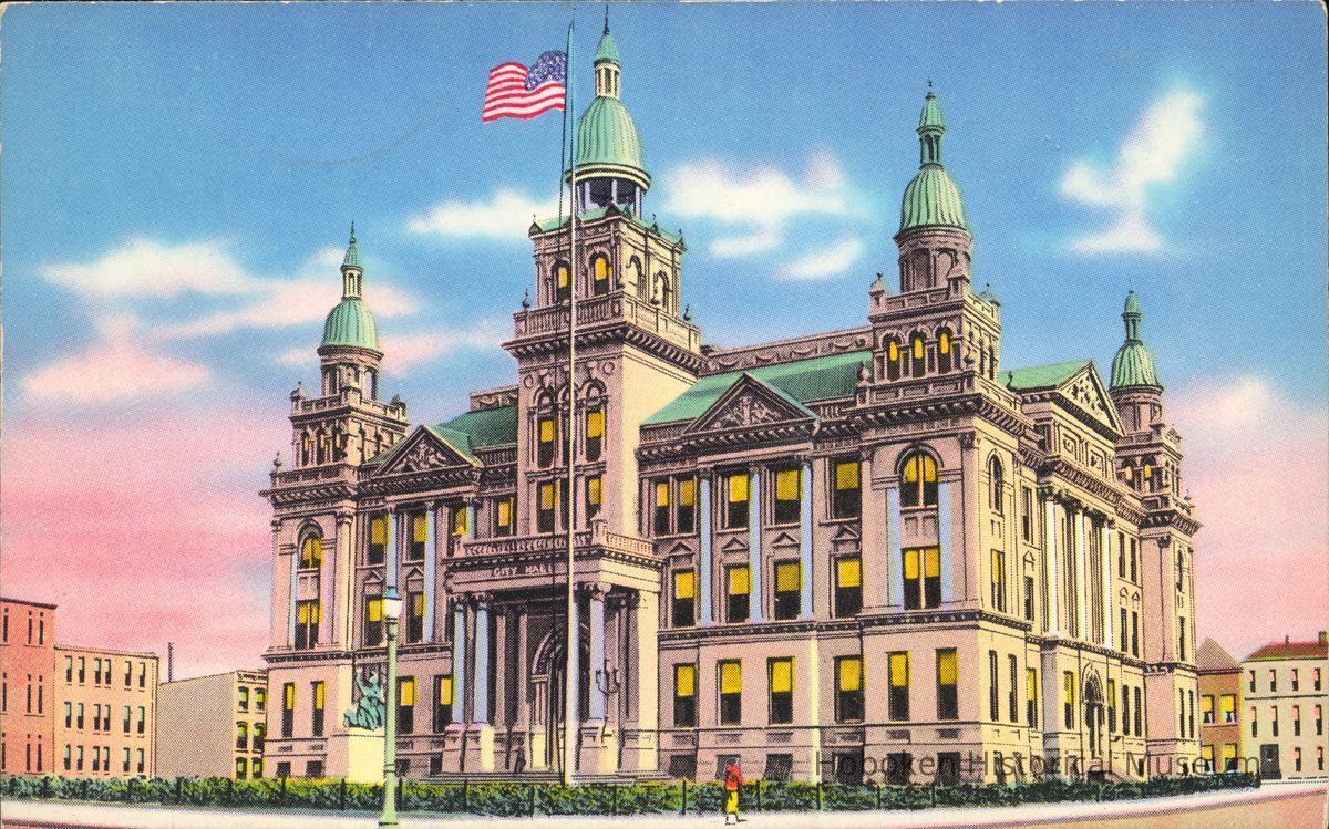 Postcard: City Hall, Jersey City, NJ picture number 1
