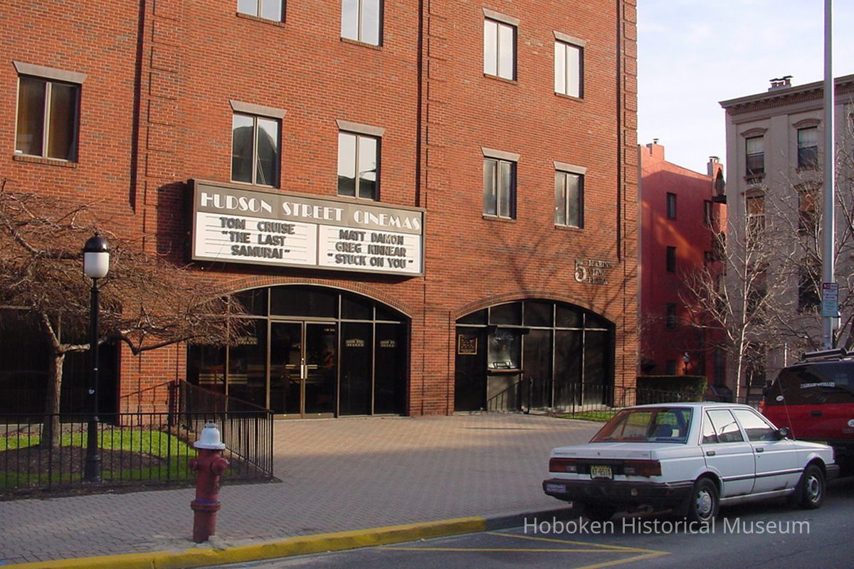 Digital image of the exterior of Hudson Cinema, 5 Marineview Plaza, Hudson & First Sts., Hoboken, Dec. 26, 2003. picture number 1