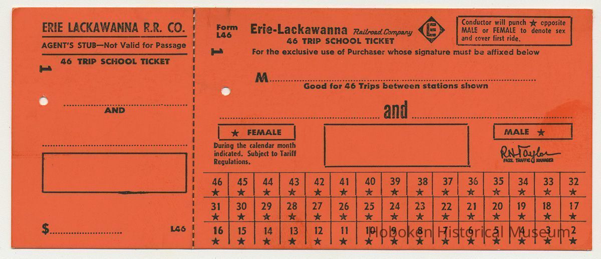 school ticket, 46 trip