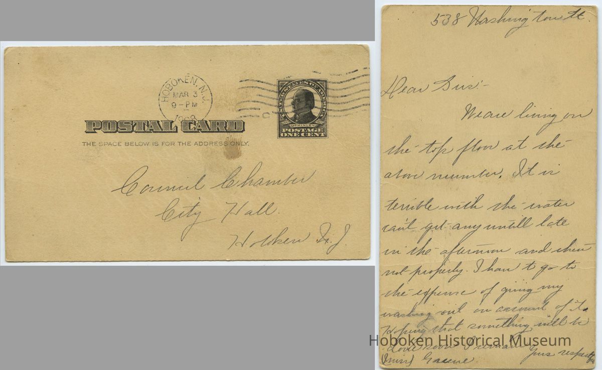 address side and message