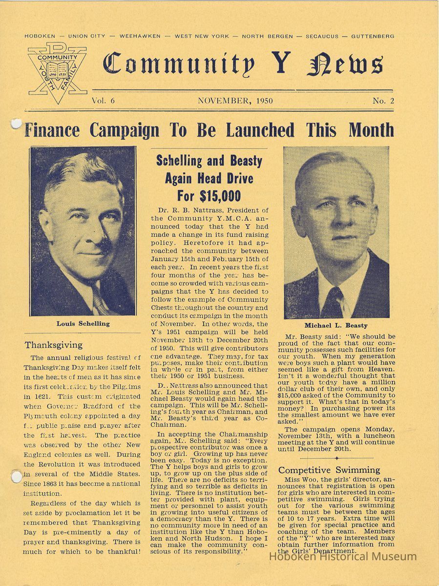 Vol 6, No. 2 [second series], Nov. 1950, pg [1]