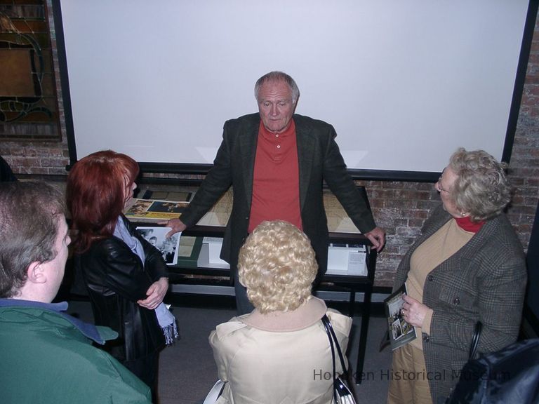 Tom Hanley at Hoboken Historical Museum.