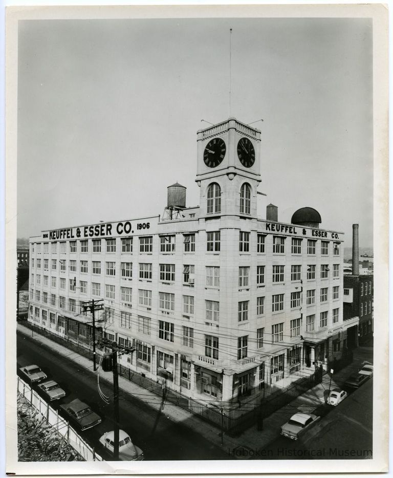 image: Keuffel & Esser clock tower building (or west plant)