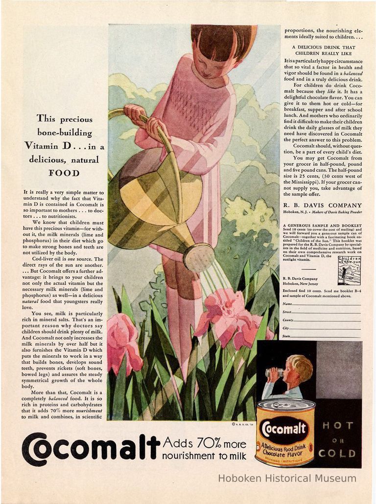 Cocomalt, full page ad, publication unknown, probably June or summer 1929