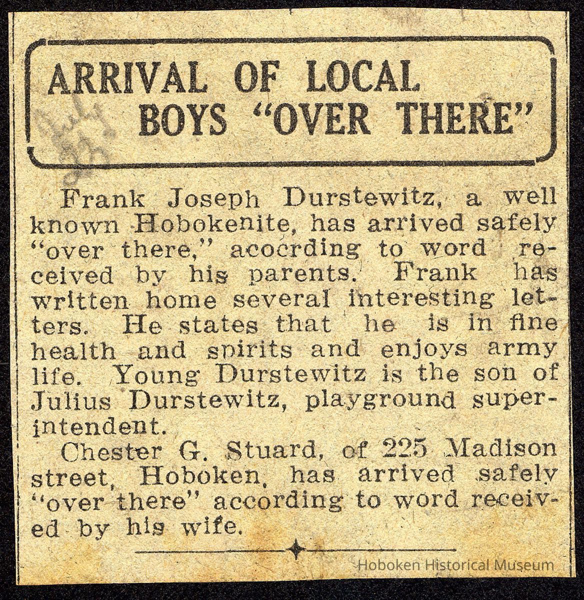 Digital image of photo of , no place, no date, circa late 1910-1920. picture number 1