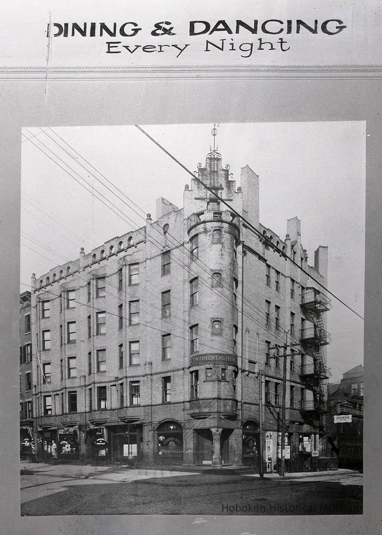 Continental Hotel, 101 Hudson Street, Hoboken, no date, circa 1900. picture number 1