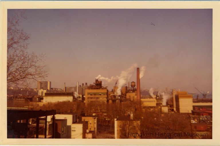 Color photo of the Maxwell House Coffee plant, 11 AM, Feb. 6, [1971.] picture number 1