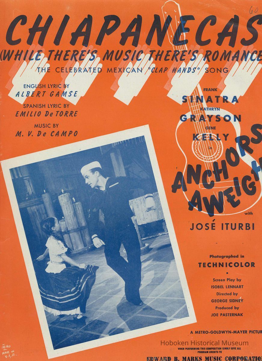 Sinatra sheet music: Chiapenecas from Anchors Aweigh, 1949. picture number 1