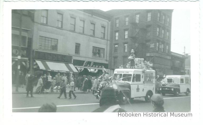 Hostess Cake delivery trucks in Hoboken Centennial celebration parade