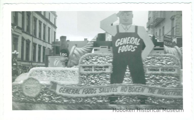 General Foods float in Hoboken Centennial celebration parade