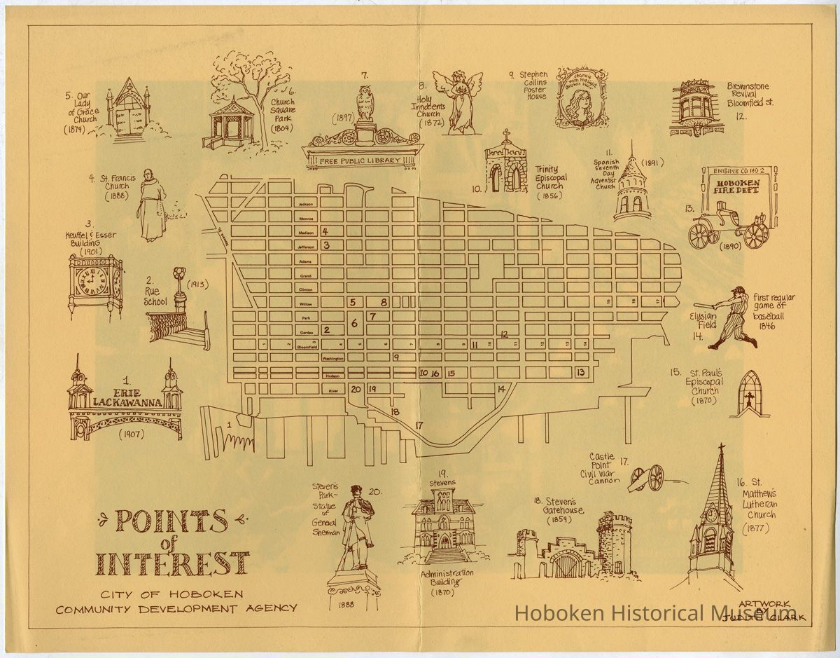 front - map and points of interest