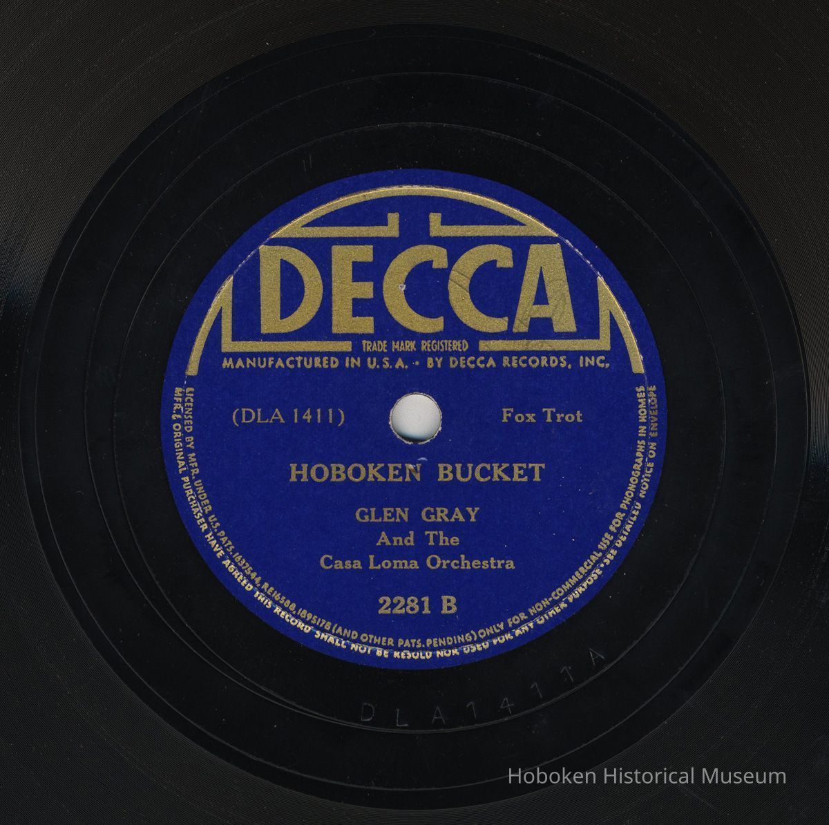 B side: Hoboken Bucket