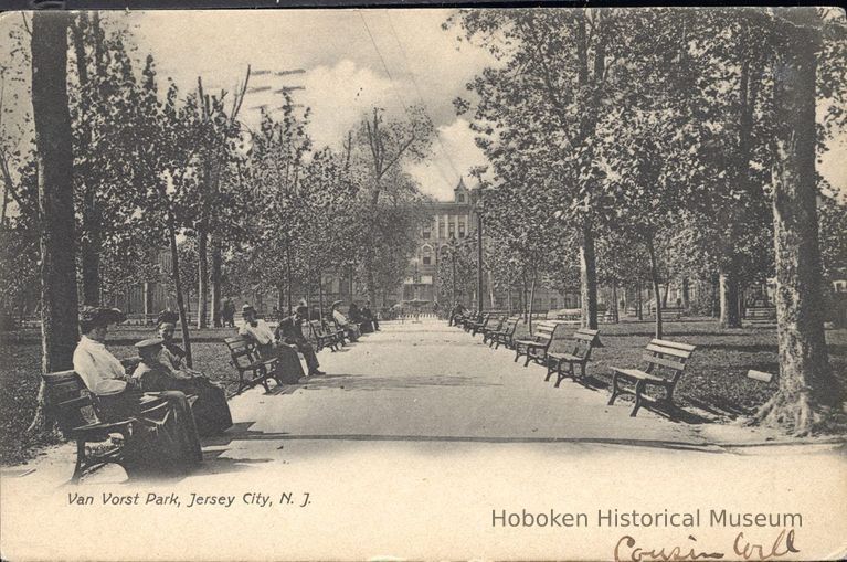 Postcard: Van Vorst Park, Jersey City, NJ picture number 1