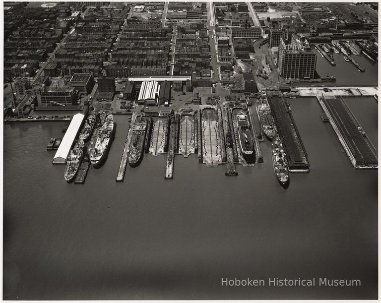 image; aerial north waterfront, June 25, 1950.