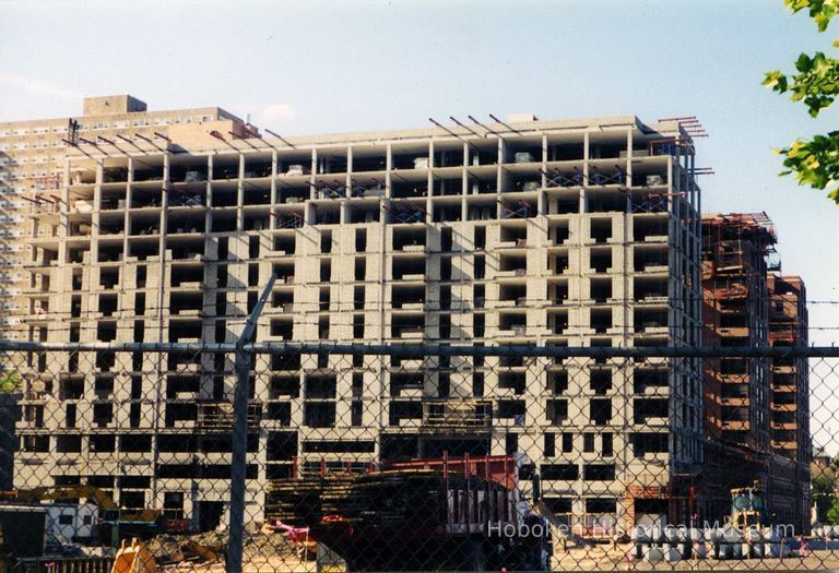 1: view north of 333 River Street under construction