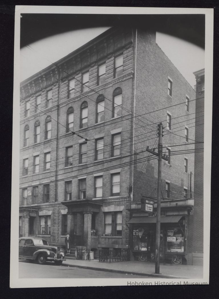 B&W Photograph of Apartment Building. Address unknown. picture number 1