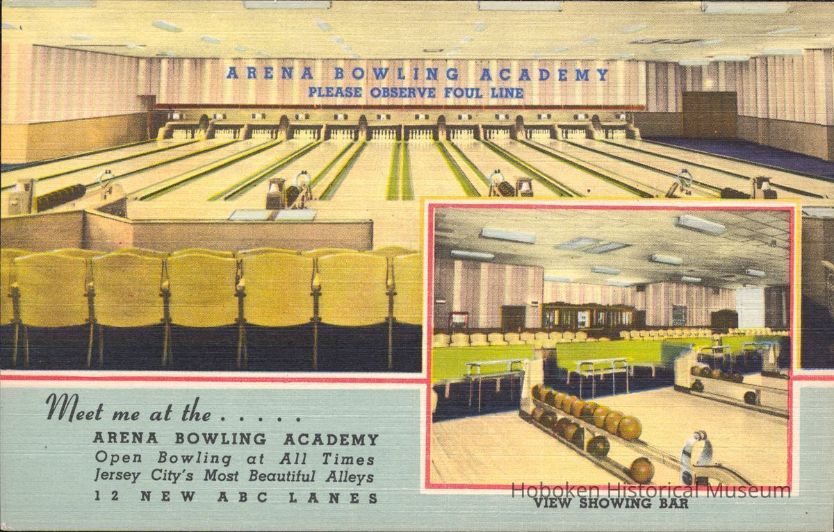 Postcard: Arena Bowling Academy, Jersey City, NJ picture number 1