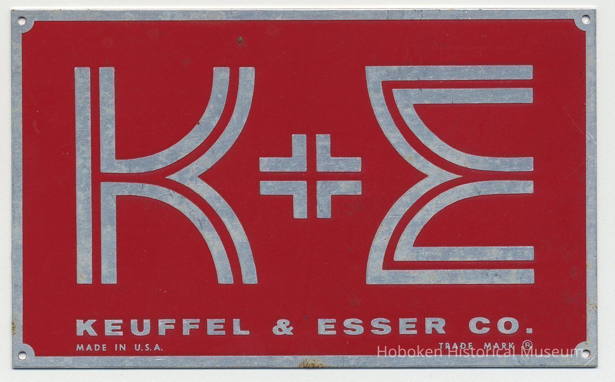 Keuffel & Esser identification plate