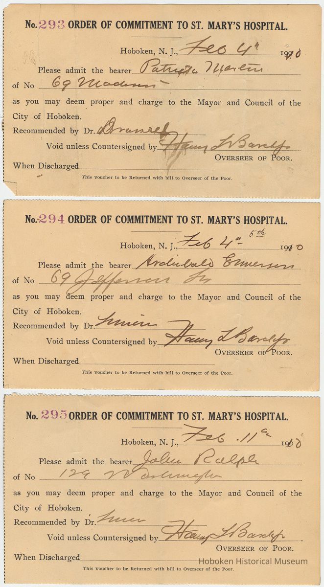 Numbers 293, 294, 295