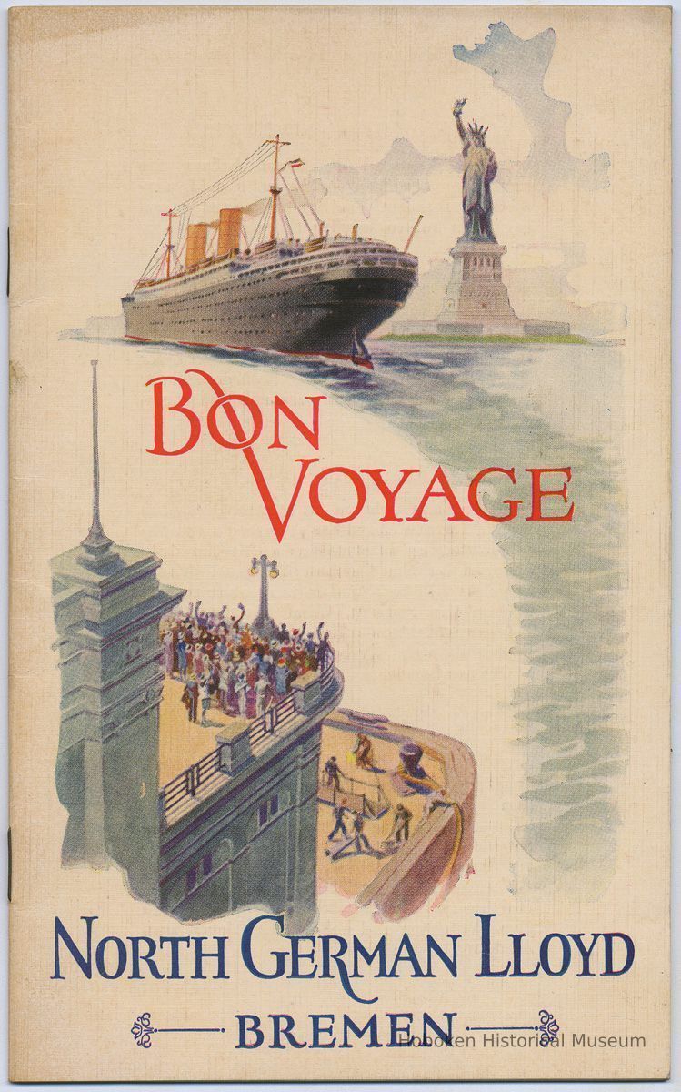 color front cover: Bon Voyage (rear cover blank)