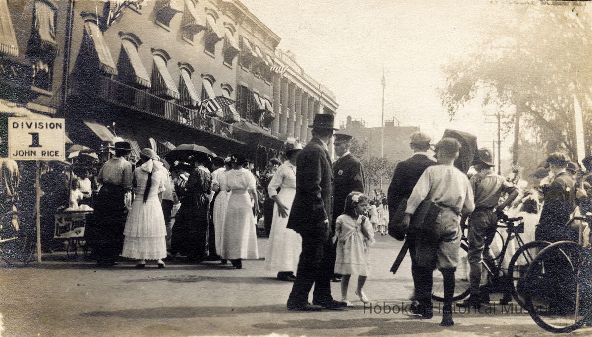 Third Annual Baby Parade 1915, cropped to image, enhanced