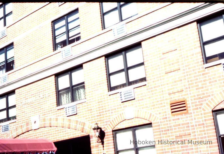 Color slide of building under renovation on or near Newark and Garden Sts., Hoboken, ca. 1984. picture number 1