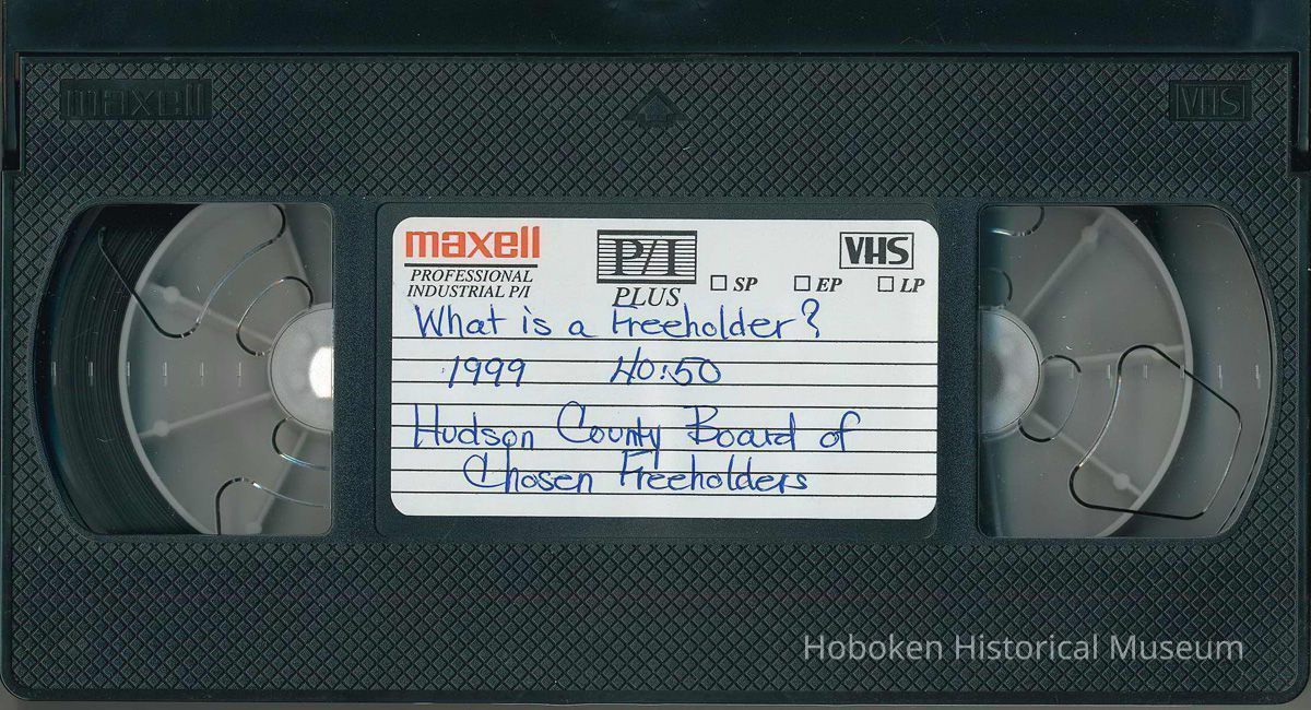 VHS video cassette tape: What is a Freeholder. Issued by the Hudson County Board of Chosen Freeholders, Hudson County, N.J., 1999. picture number 1
