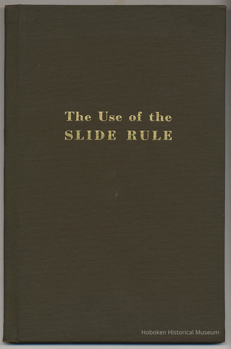 front cover of binding