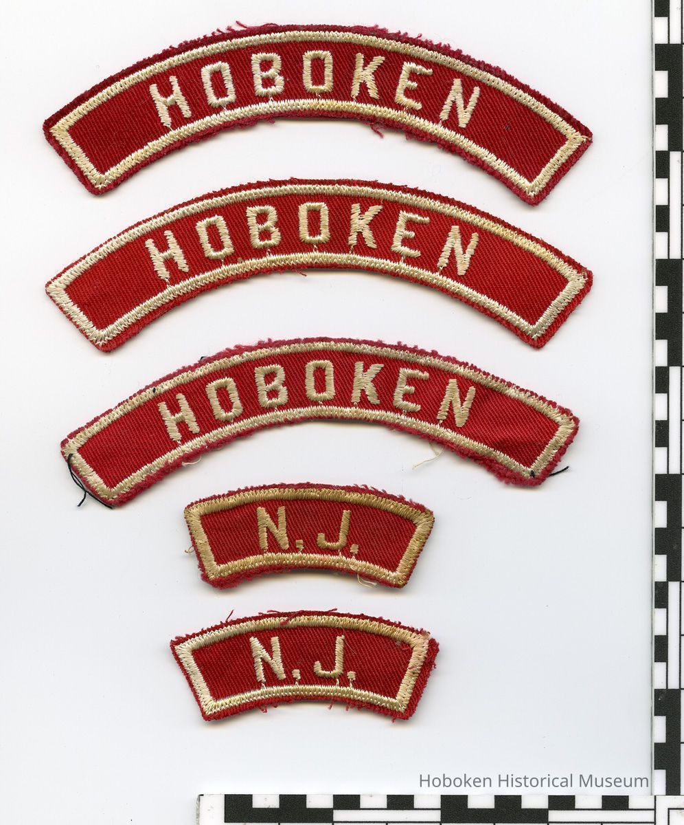 group 1: boy scout sleeve patches, Hoboken; N.J.