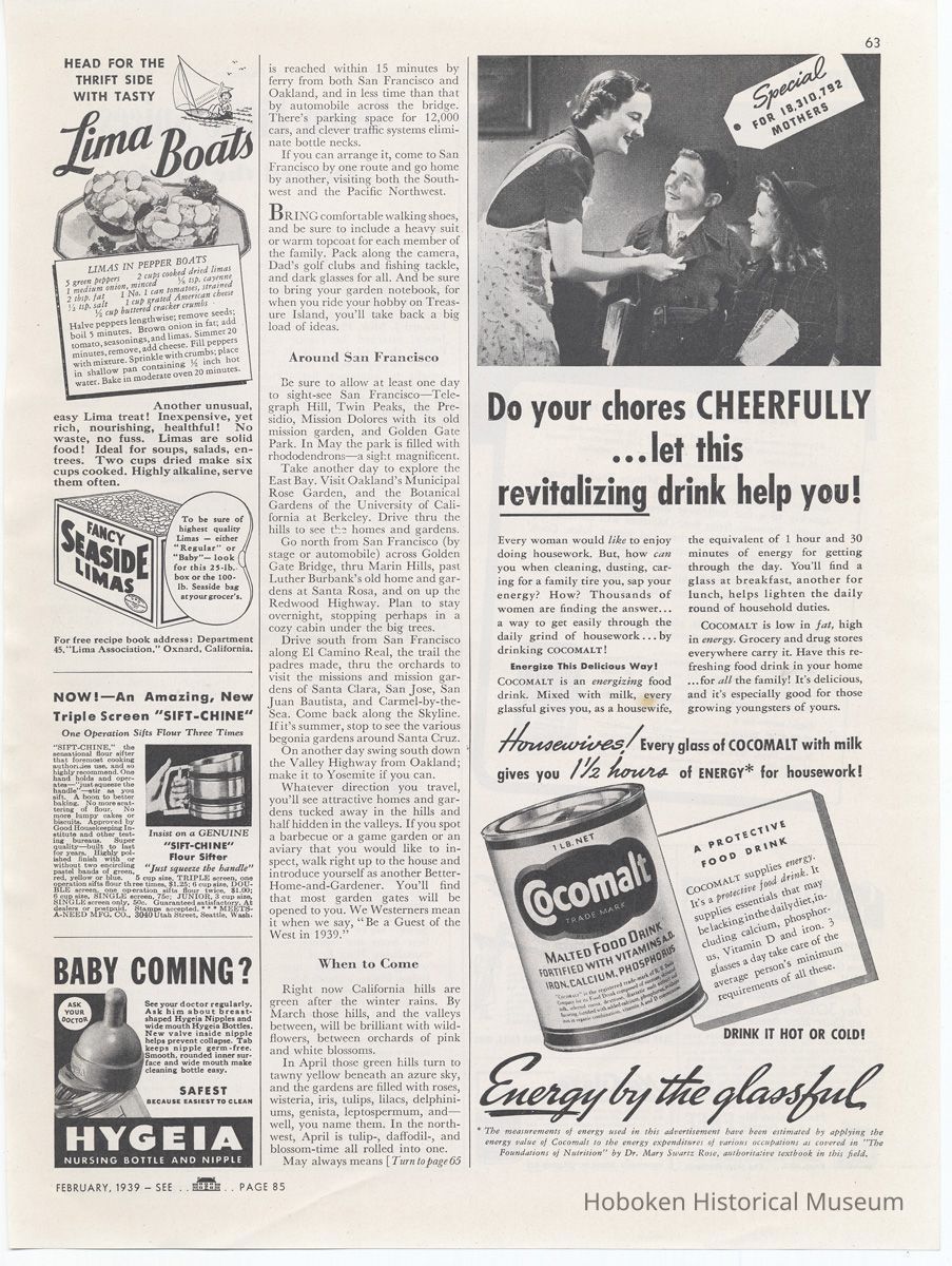 Cocomalt, Better Homes & Gardens, February 1939