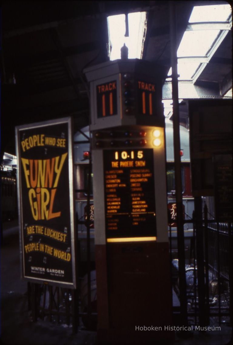 The Phoebe Snow, Track 11, Erie Lackawanna Terminal, Hoboken