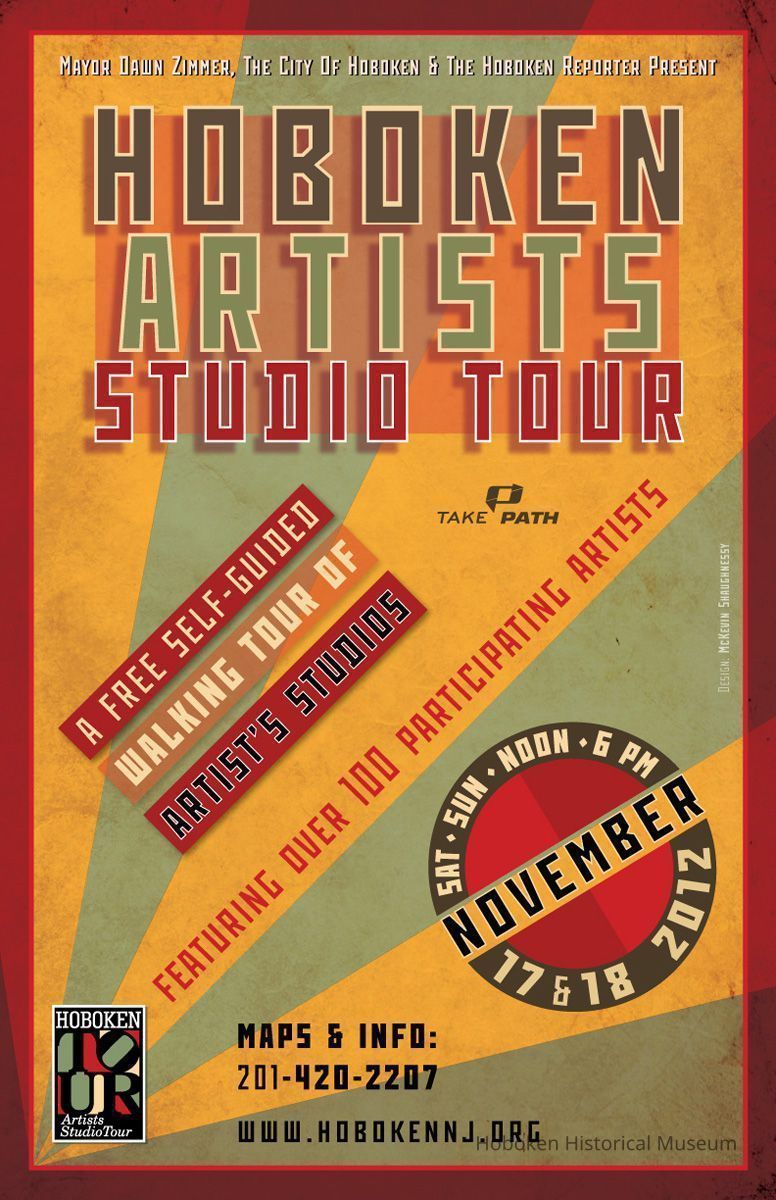 Hoboken Artists Studio Tour 2012 poster design