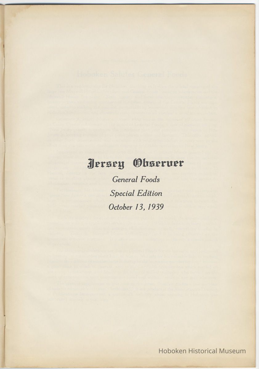 pg [i] Jersey Observer, General Foods Special Edition, Oct 13, 1939