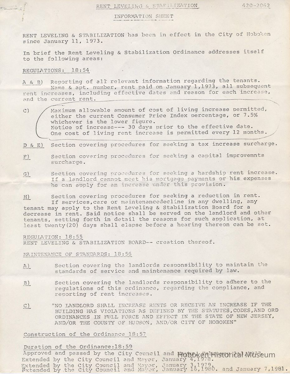 leaf 1: Rent Leveling & Stablization Information Sheet