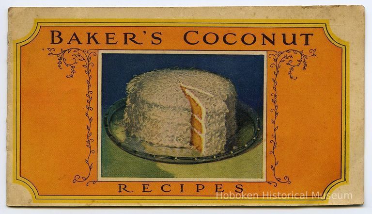 pg [1] front cover: Baker's Coconut Recipes