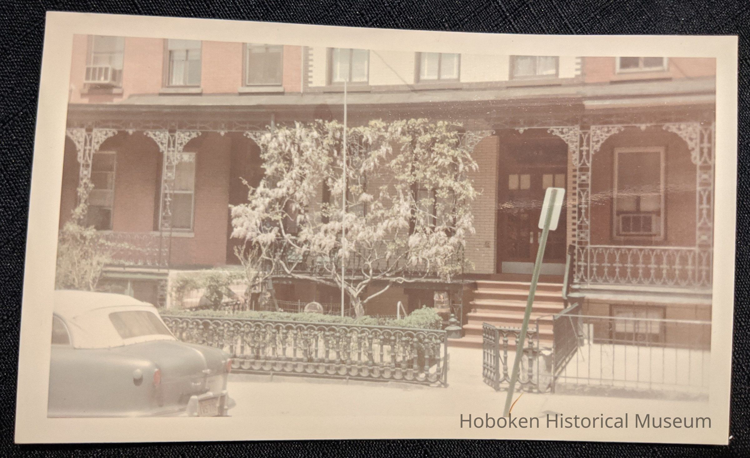 Front yard and porch of 68 10th Street, Hoboken, uncropped