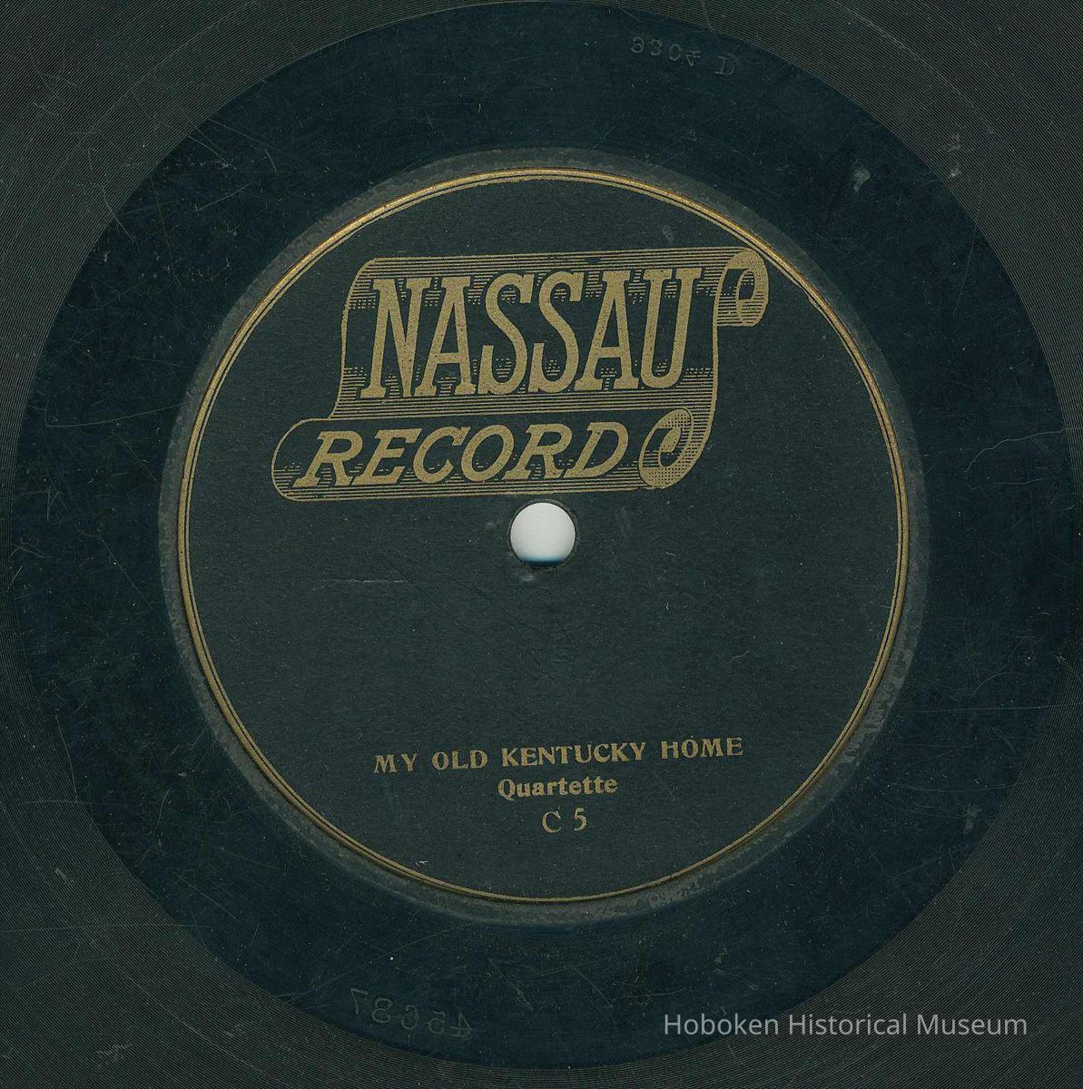 Record: My Old Kentucky Home. By Stephen Foster. Quartette. Nassau Record. picture number 1