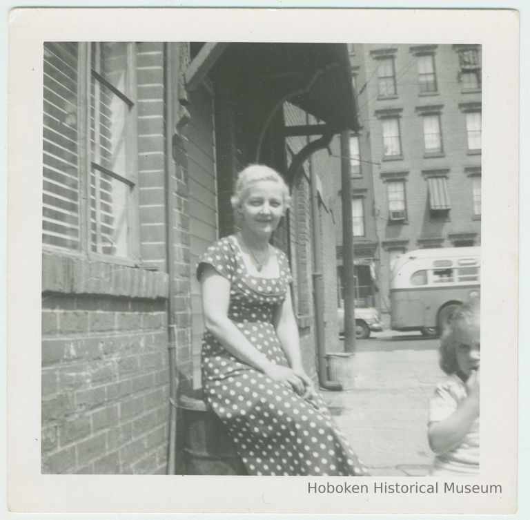 Jackie and Lin Castellano on Willow Terrace, Hoboken