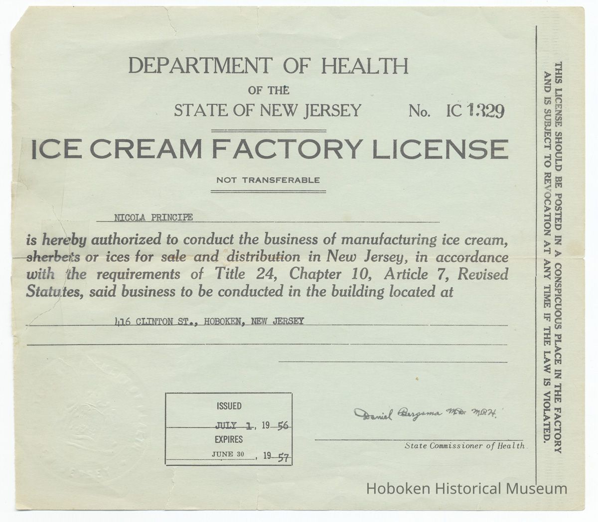 actual license