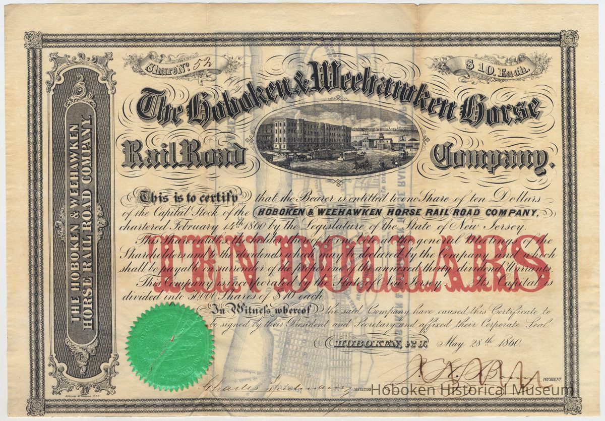 front (with map on reverse showing through)