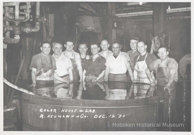 B+W photo of R. Neumann & Co. color house and laboratory, Hoboken, December 12, 1950. picture number 1