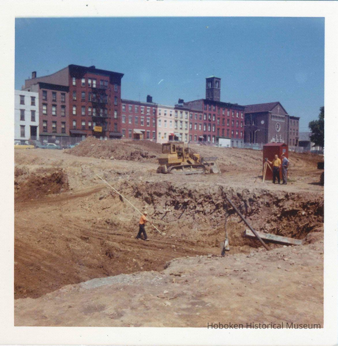 site preparation on the construction site of Marineview Towers