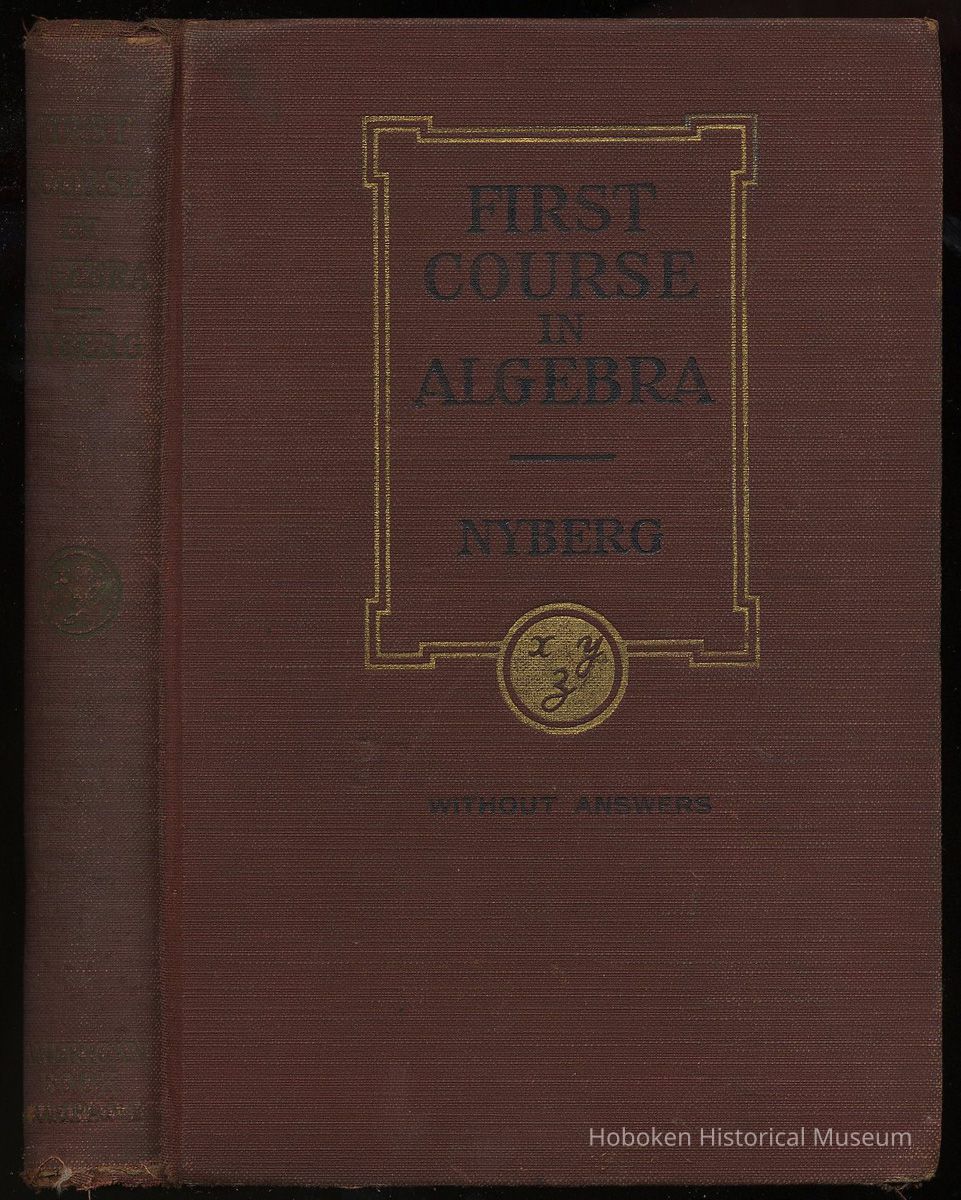 spine and front cover