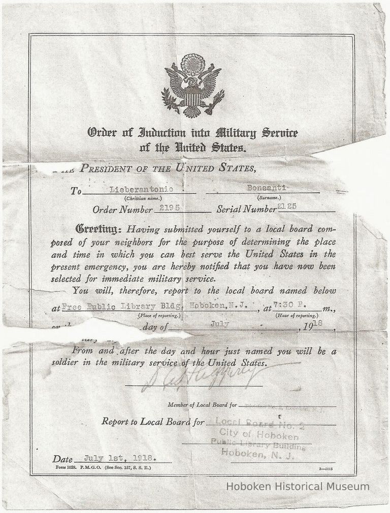 image of document as received