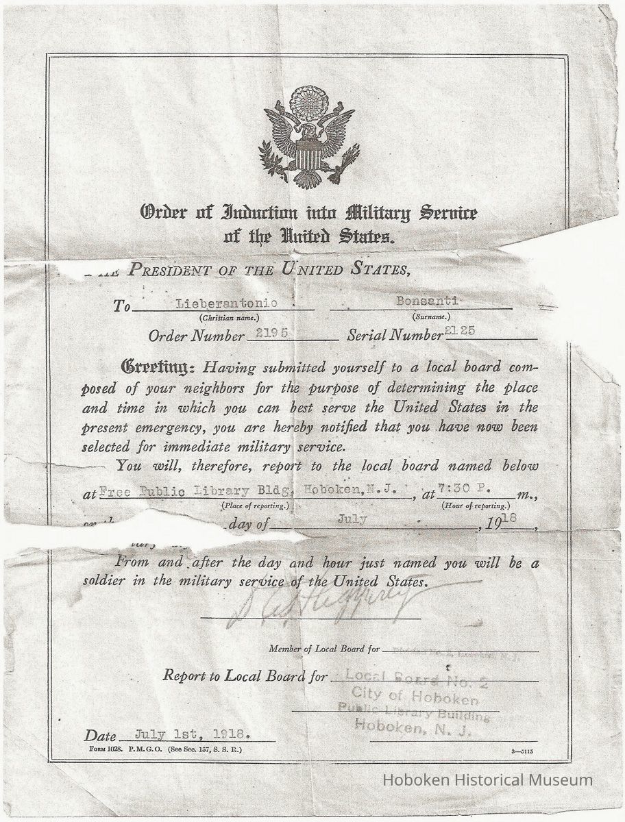 image of document as received