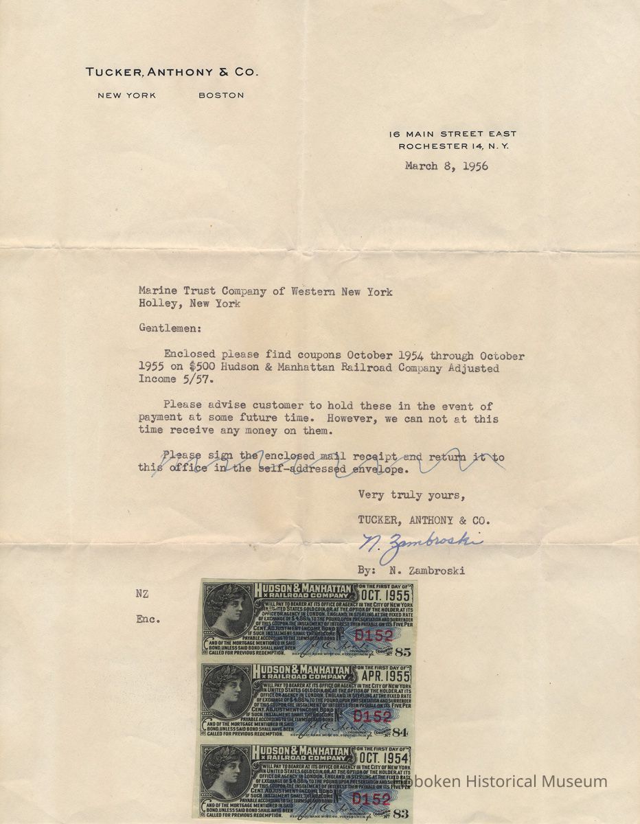 letter with enclosed coupons