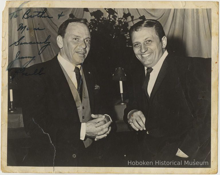 Frank Sinatra & Jimmy Roselli (inscription)