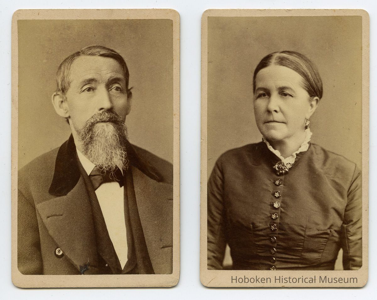 front of pair of carte-de-visite photographs