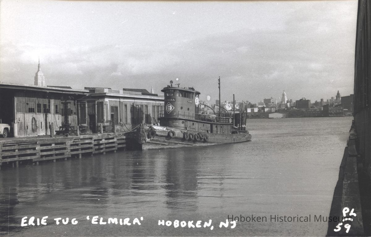 Postcard: Tugboat, Hoboken, NJ picture number 1