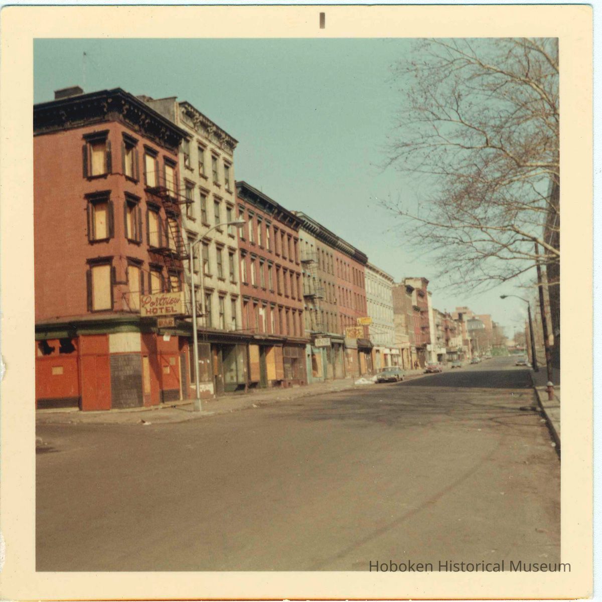 200 block of River St. looking up to Fourth St.